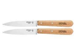 Opinel Set Of 2 No.112 Paring Knives - Natural