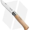 Opinel Knives No. 8 Stainless Steel Knife Beechwood (3.25" Satin) #8