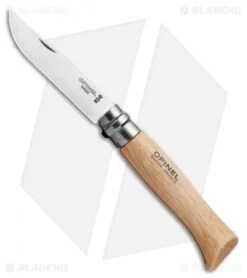 Opinel Knives No. 8 Stainless Steel Knife Beechwood (3.25" Satin) #8
