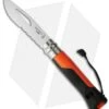 Opinel Knives No. 8 Outdoor Stainless Steel Knife Orange (3.25" Serr)
