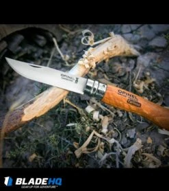 Opinel Knives No. 7 Carbon Steel Knife Beech Wood (3.06" Satin) -Opinel opinel no7 Carbon Steel Knife Beech Wood BHQ 14348 dl