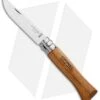Opinel Knives No. 6 Stainless Steel Knife Oak (2.9" Satin) #6 SS