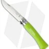 Opinel Knives No. 7 Stainless Steel Knife Green Beech Wood (3.06" Satin) #7 SS