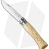Opinel No. 7 Nature "Wave" Stainless Steel Knife Beech Wood (3" Satin)