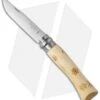 Opinel No. 7 Nature "Snow" Stainless Steel Knife Beech Wood (3" Satin)