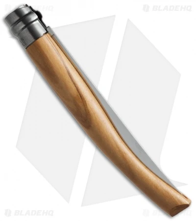 Opinel No 12 Slim Stainless Steel Folding Knife Olive Wood (4.875" Satin) #12 2 Opinel No 12 Slim Stainless Steel Folding Knife Olive Wood (4.875" Satin) #12 - Image 2