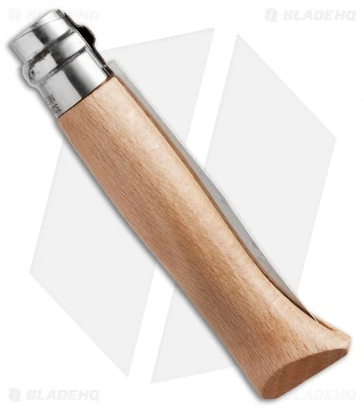 Opinel Knives No. 6 Stainless Steel Knife Beech Wood (2.9" Satin) 2 Opinel Knives No. 6 Stainless Steel Knife Beech Wood (2.9" Satin) - Image 2
